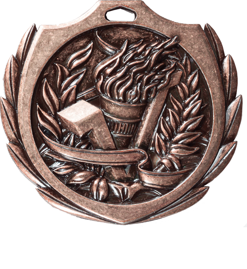 Bronze Burst Wreath Victory Medal