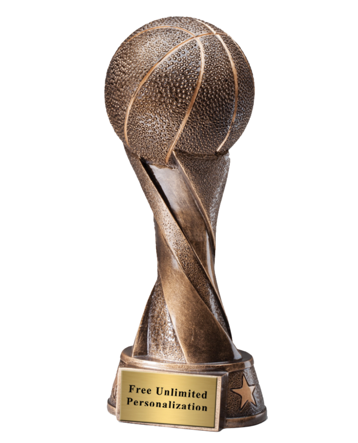 Basketball Spirals Trophy