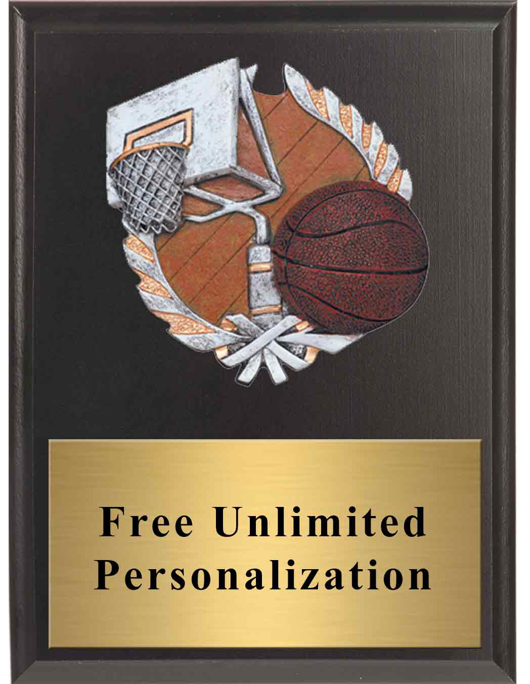 Black Basketball Millennium Plaque