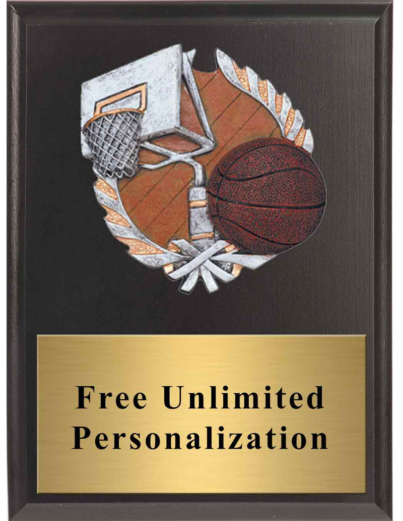 Black Basketball Millennium Plaque