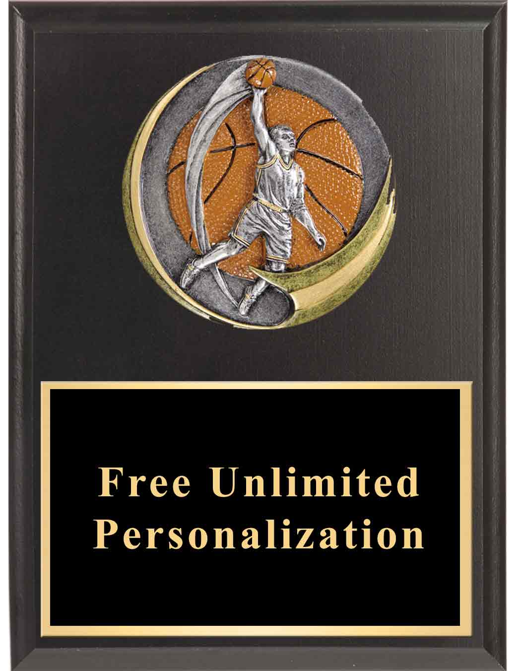 Black Motion Xtreme Basketball Plaque - Male