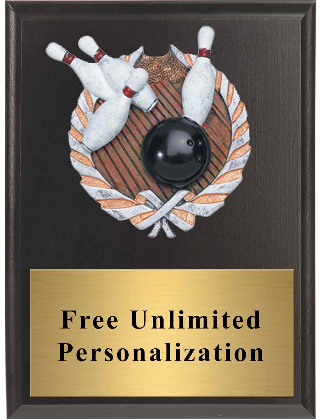 Black Bowling Millennium Plaque