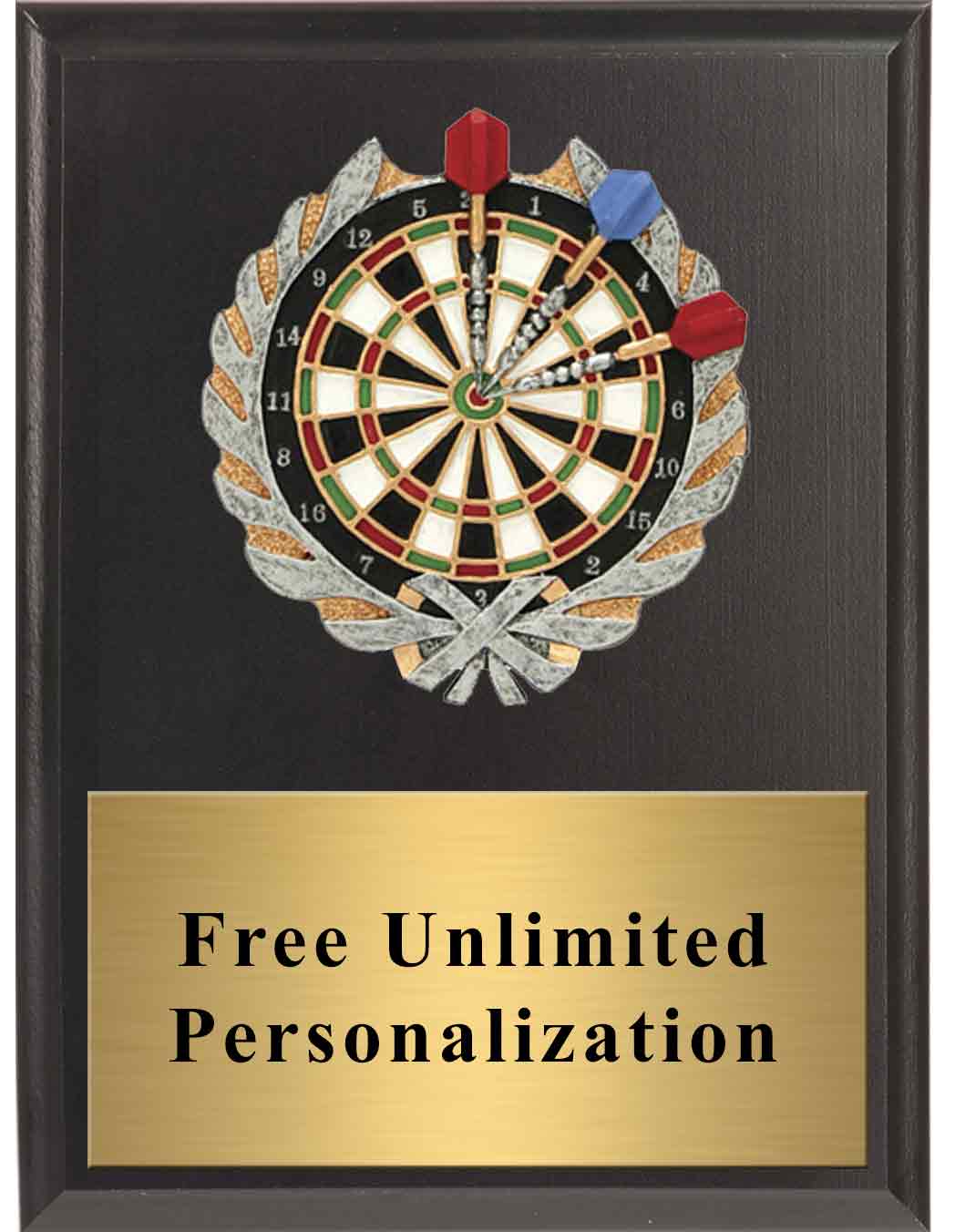 Black Darts Millennium Plaque