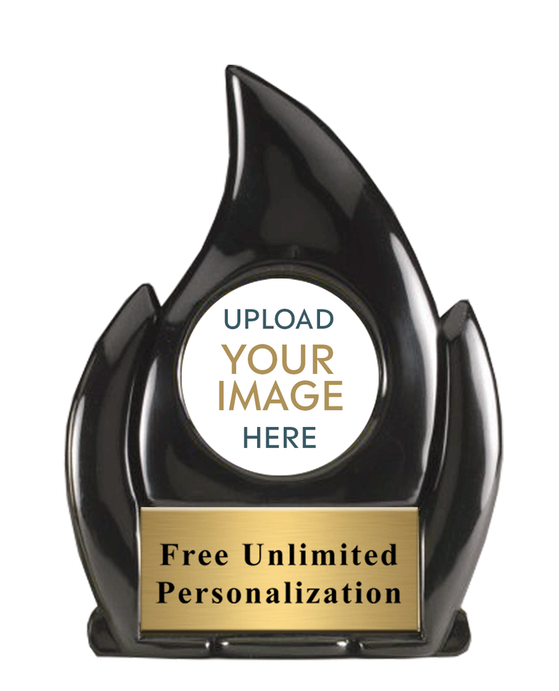 Black Flame Custom Insert Award