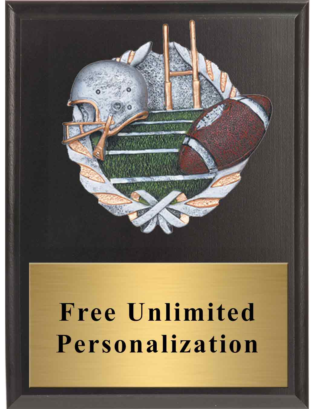 Black Football Millennium Plaque