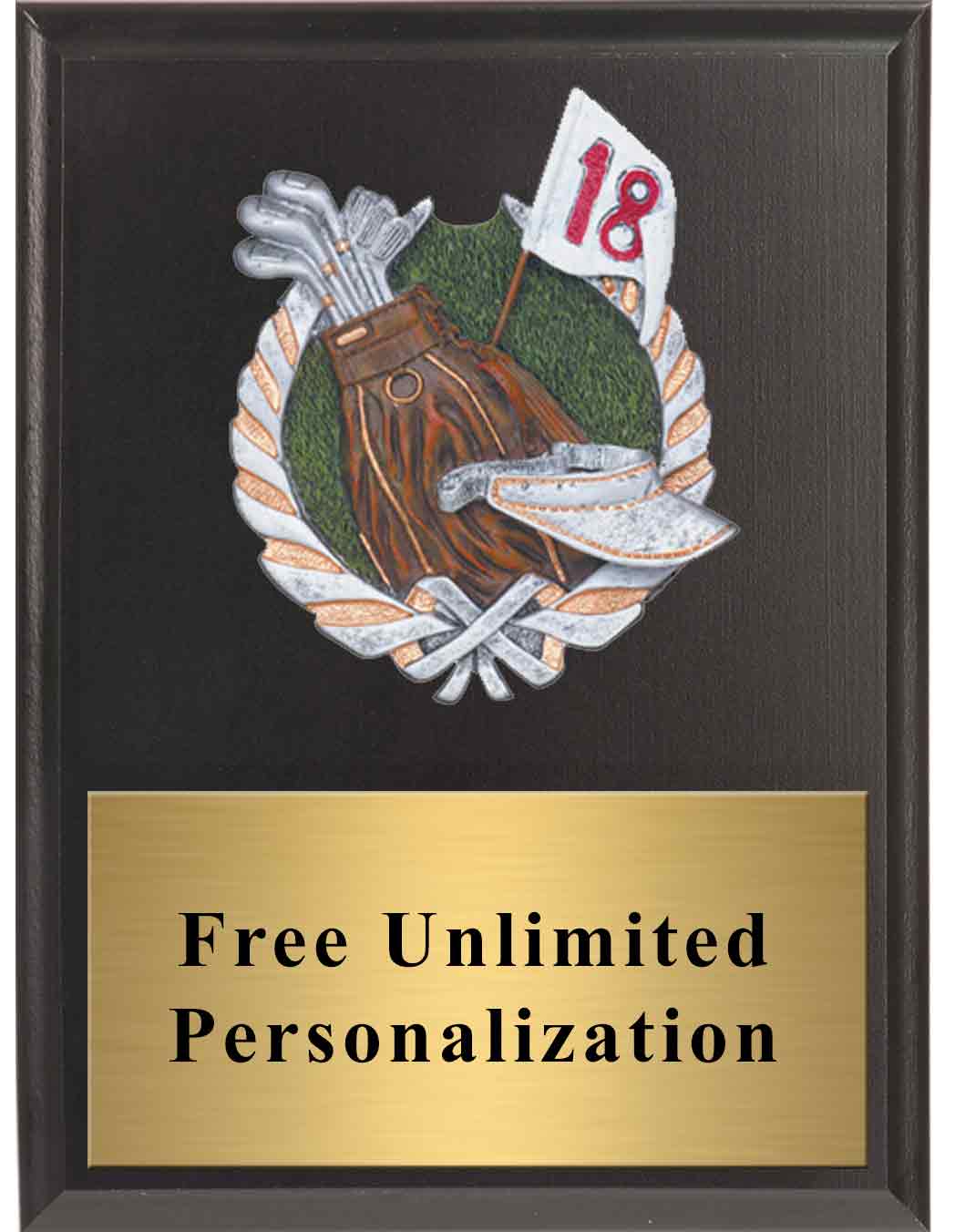 Black Golf Millennium Plaque