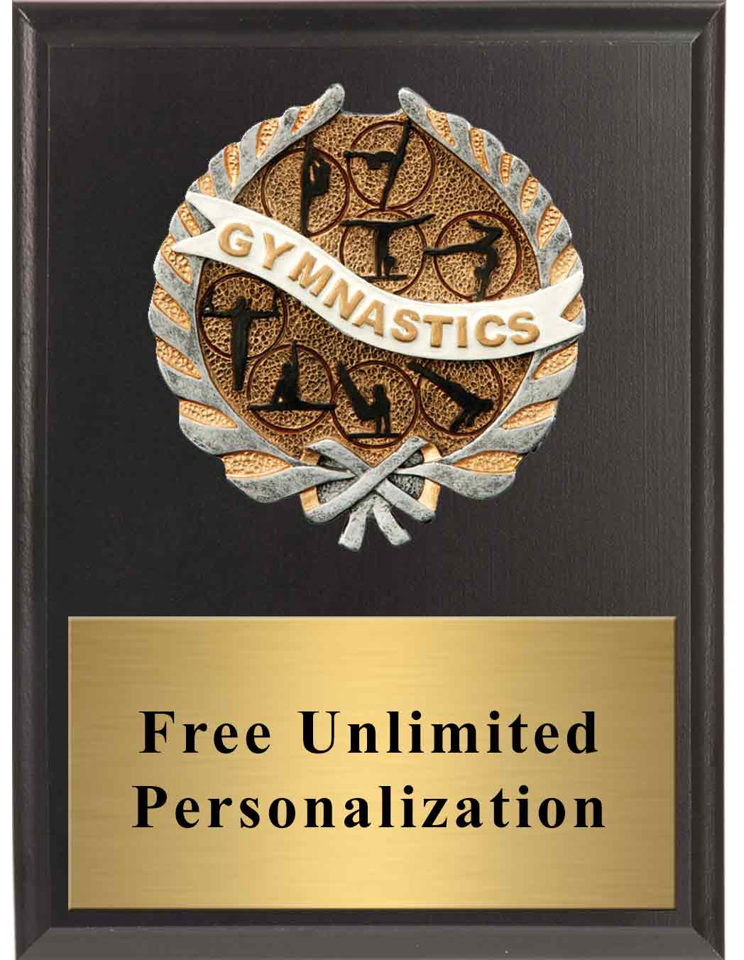 Black Gymnastics Millennium Plaque