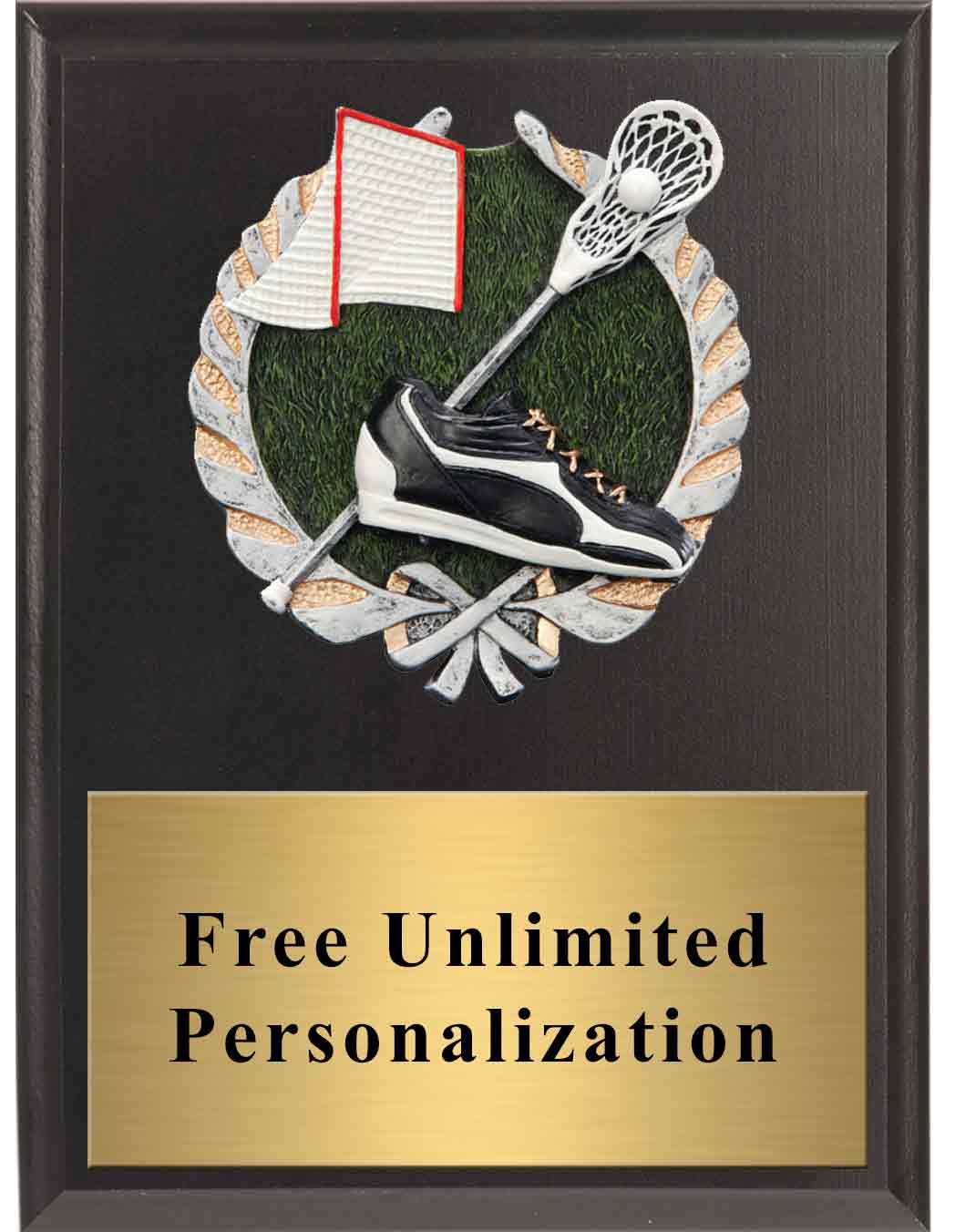 Black Lacrosse Millennium Plaque