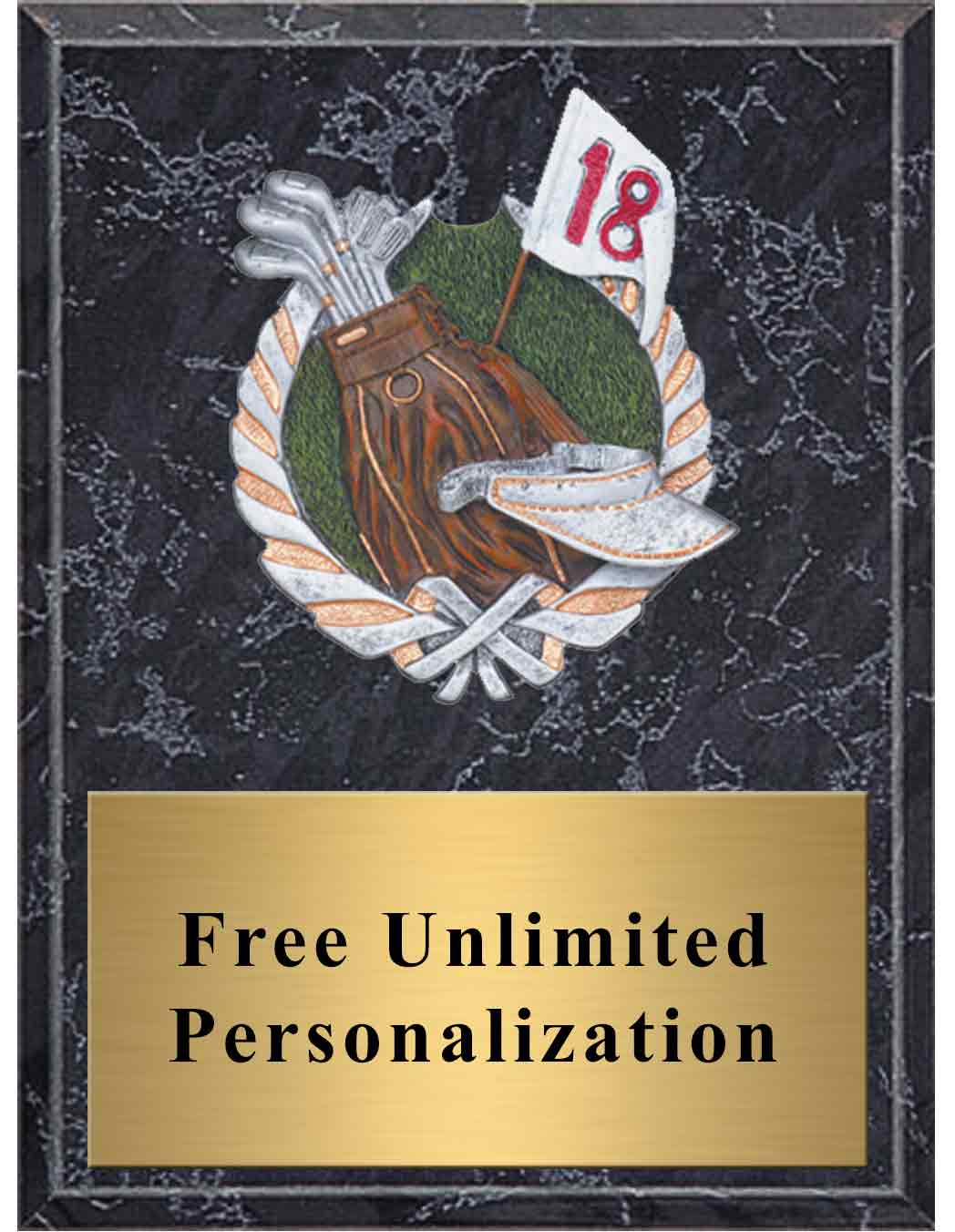 Black Marble Golf Millennium Plaque