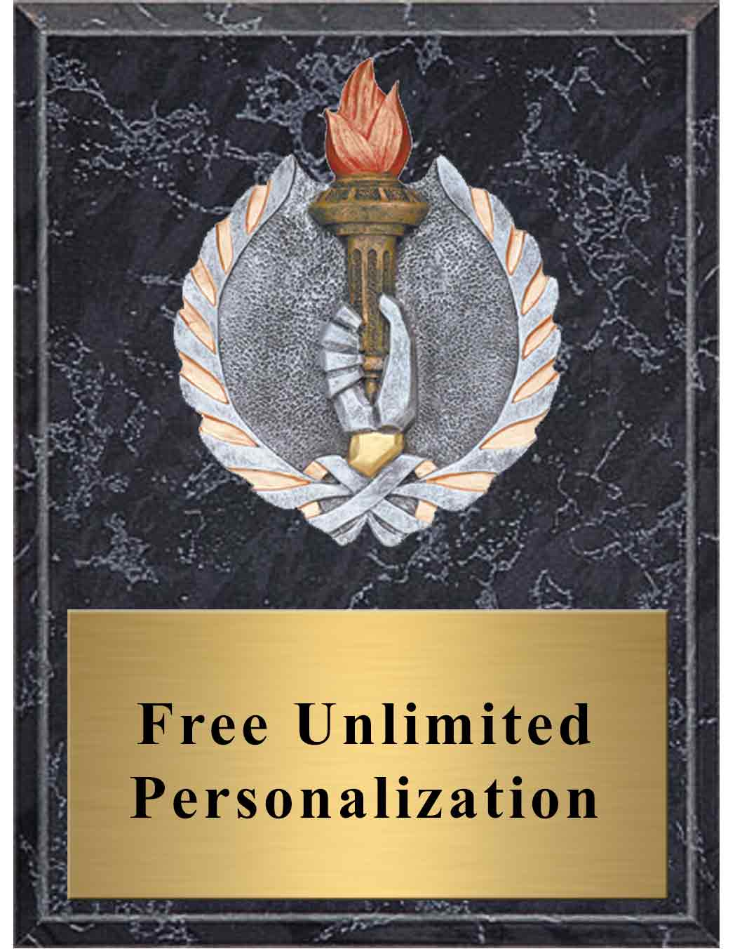 Black Marble Victory Millennium Plaque