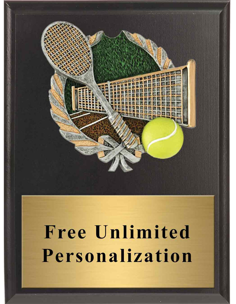 Black Tennis Millennium Plaque