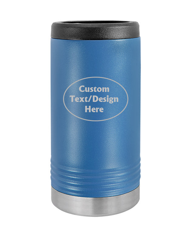 Blue Custom Insulated SLIM Can Holder