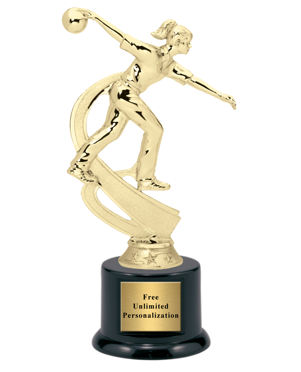 Motion Bowling Female Trophy