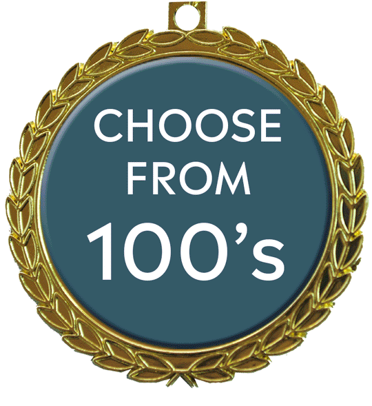 Bright Wreath Insert Medal