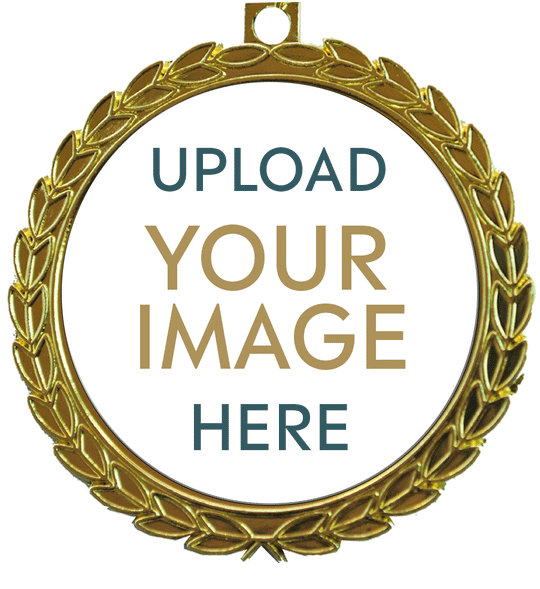 Bright Wreath Custom Insert Medal