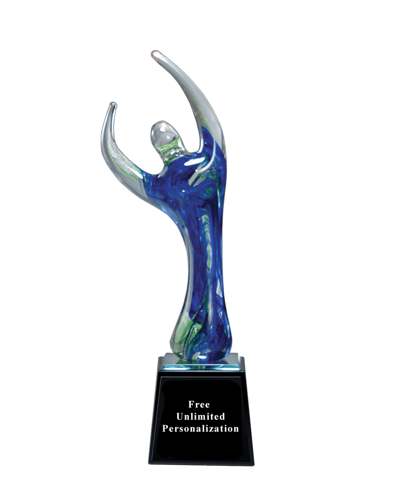 Celebration Glass Art Sculpture Award
