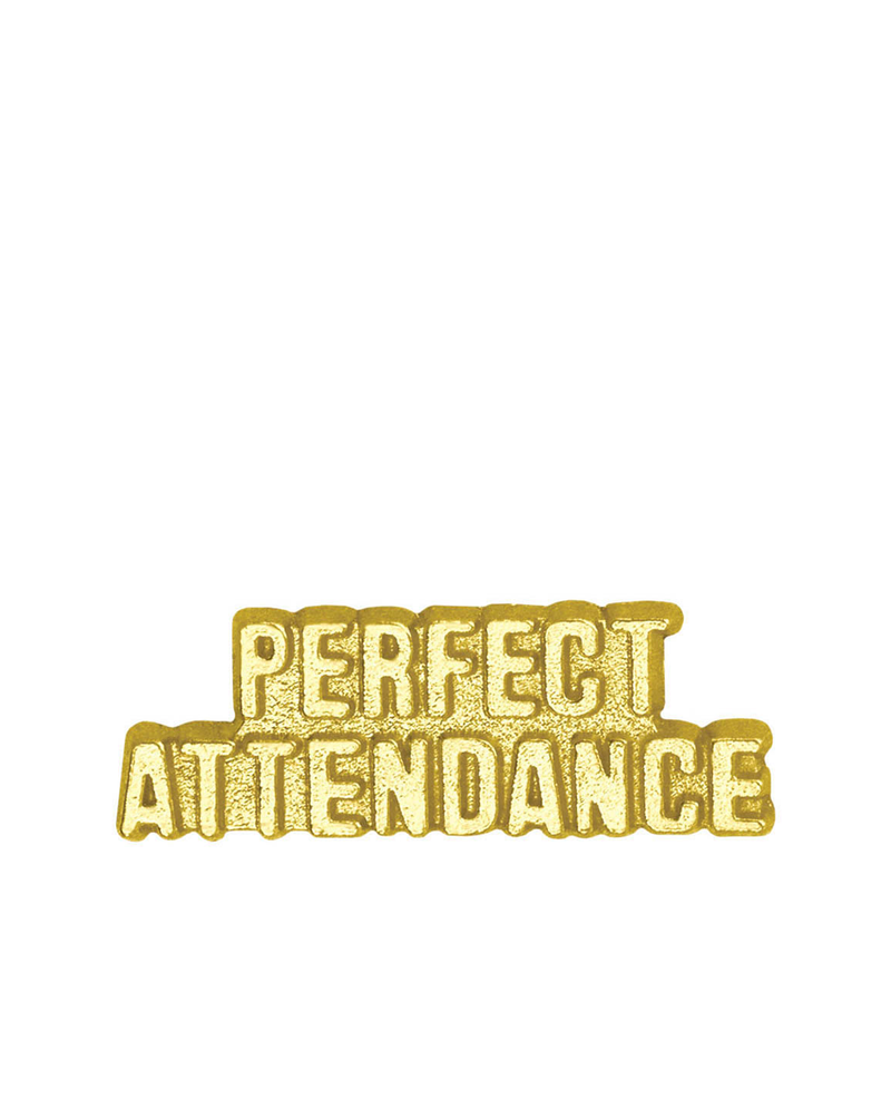 Sports Chenille Pin - Perfect Attendance