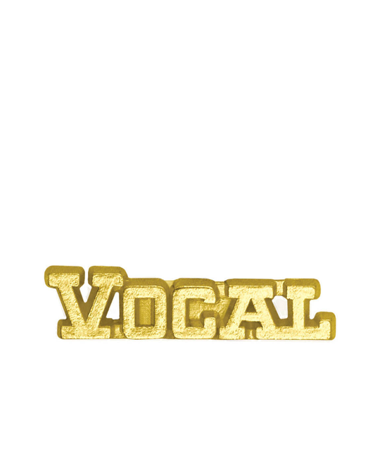 Sports Chenille Pin - Vocal