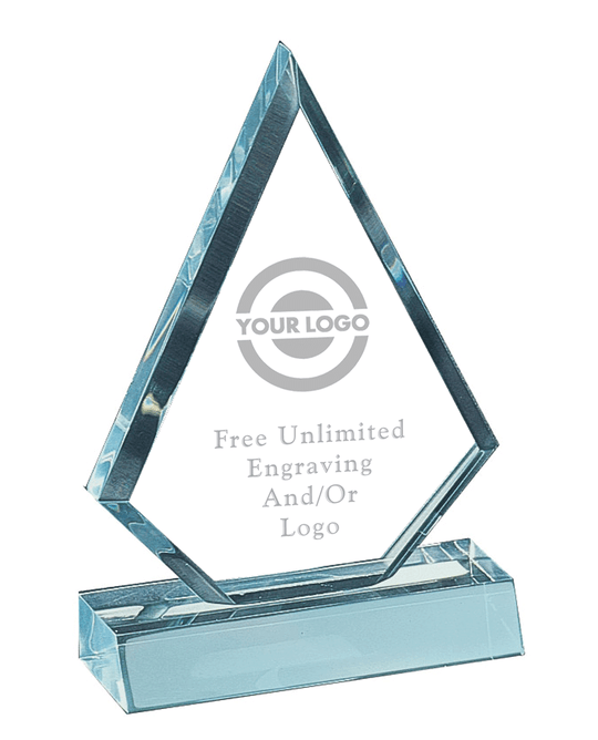 Triangle Acrylic Award - Jade