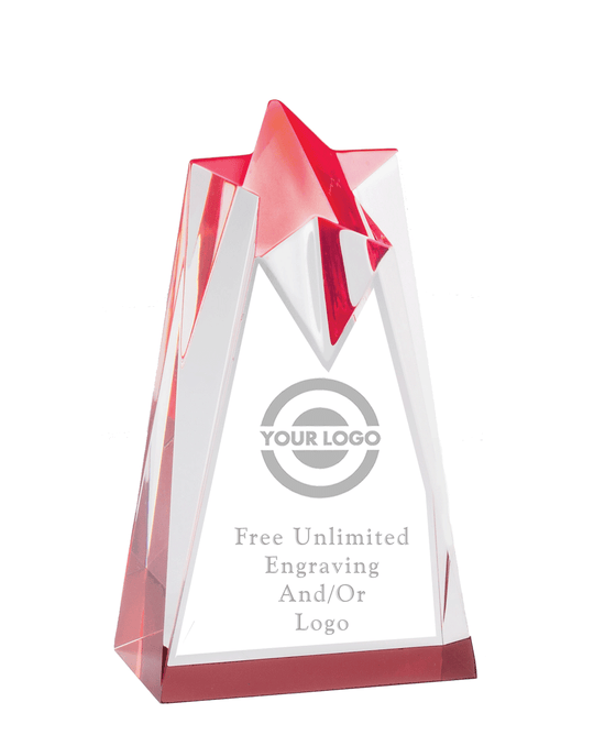 Red Star Tower Acrylic Award