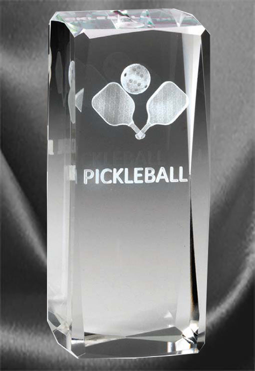 3D Pickleball Sport Crystal
