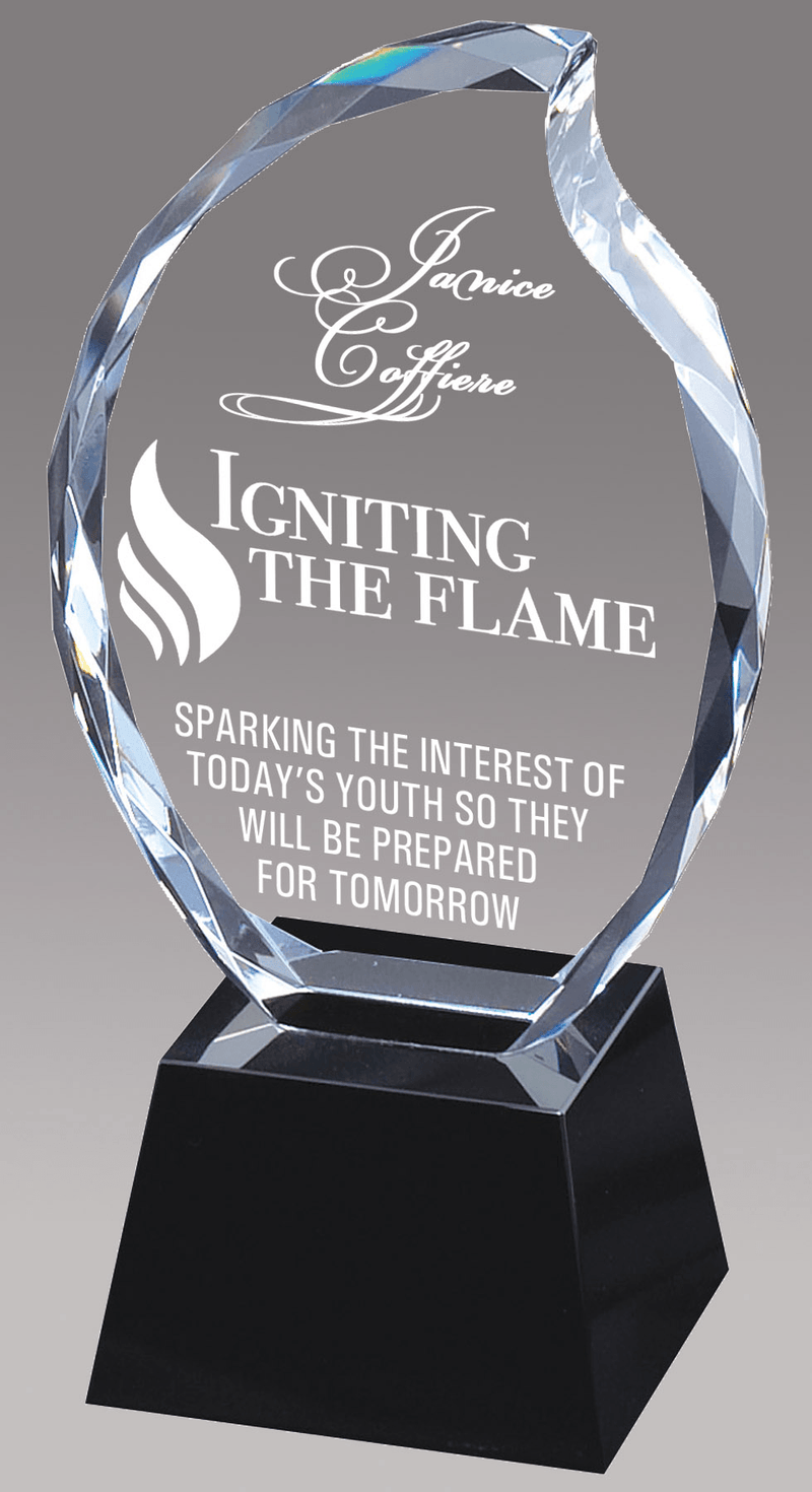 Optical Flame Crystal Award