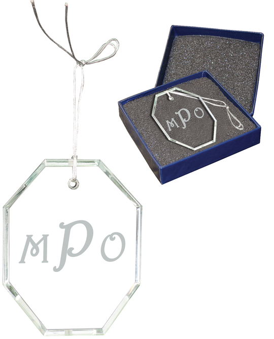 Premier Octagon Crystal Ornament