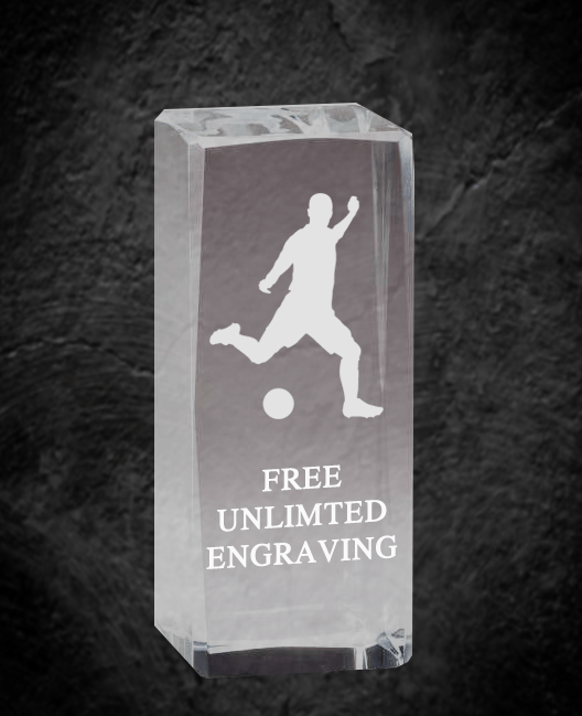 Soccer Optical Crystal Award
