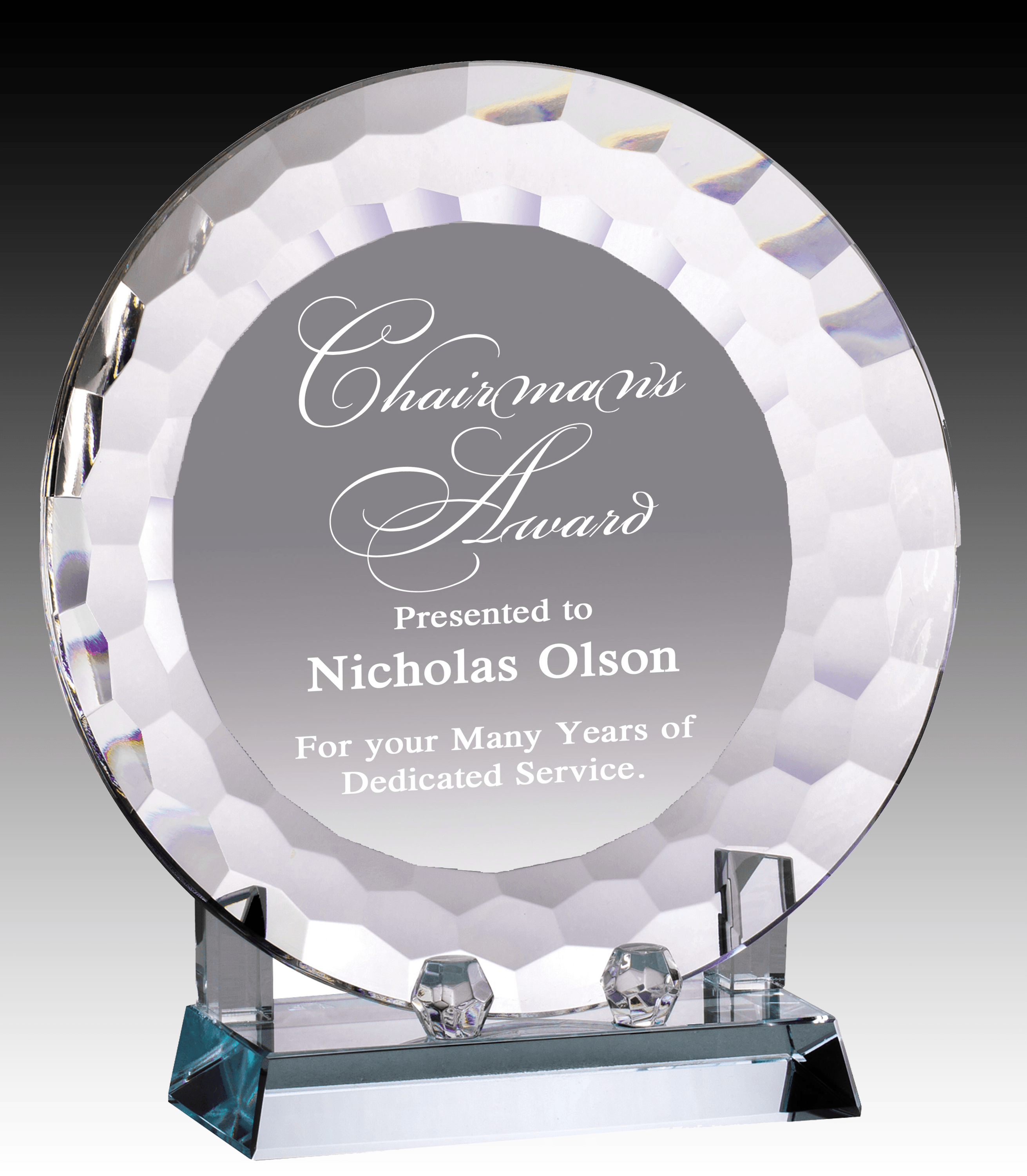 Crystal Plate Award