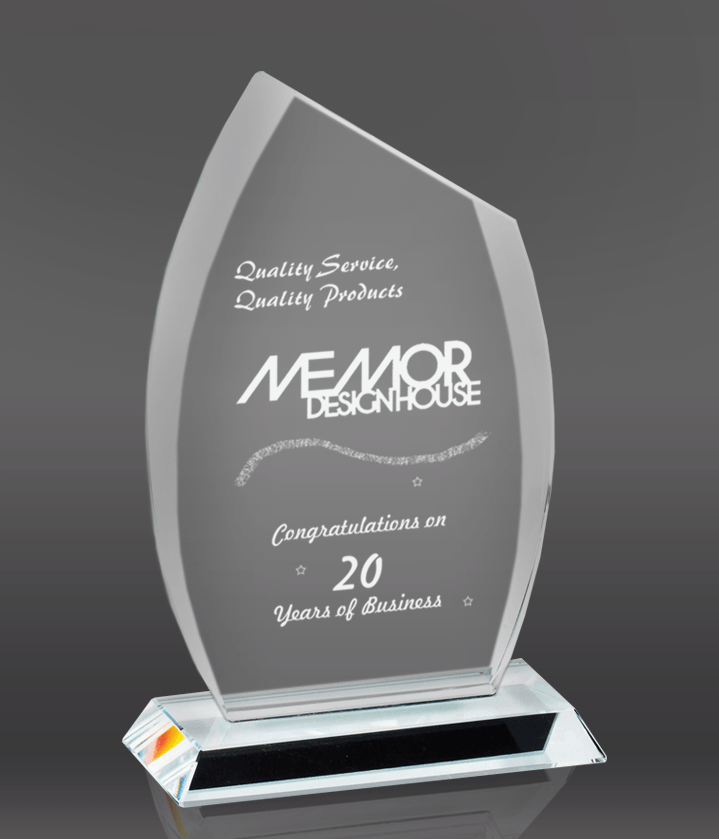 Modern Flame Crystal Award