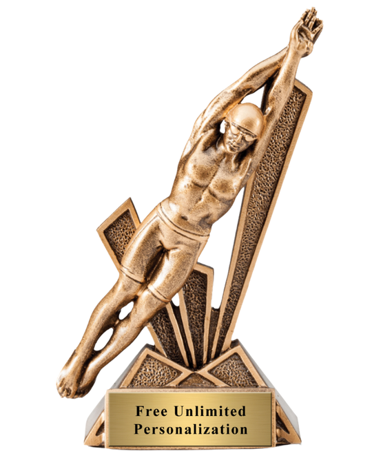 CheckMate Swimming Trophy - Male