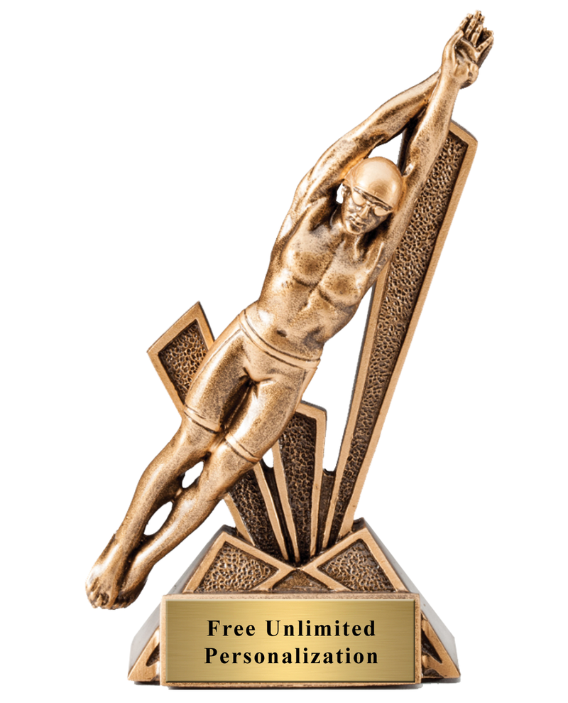 CheckMate Swimming Trophy - Male