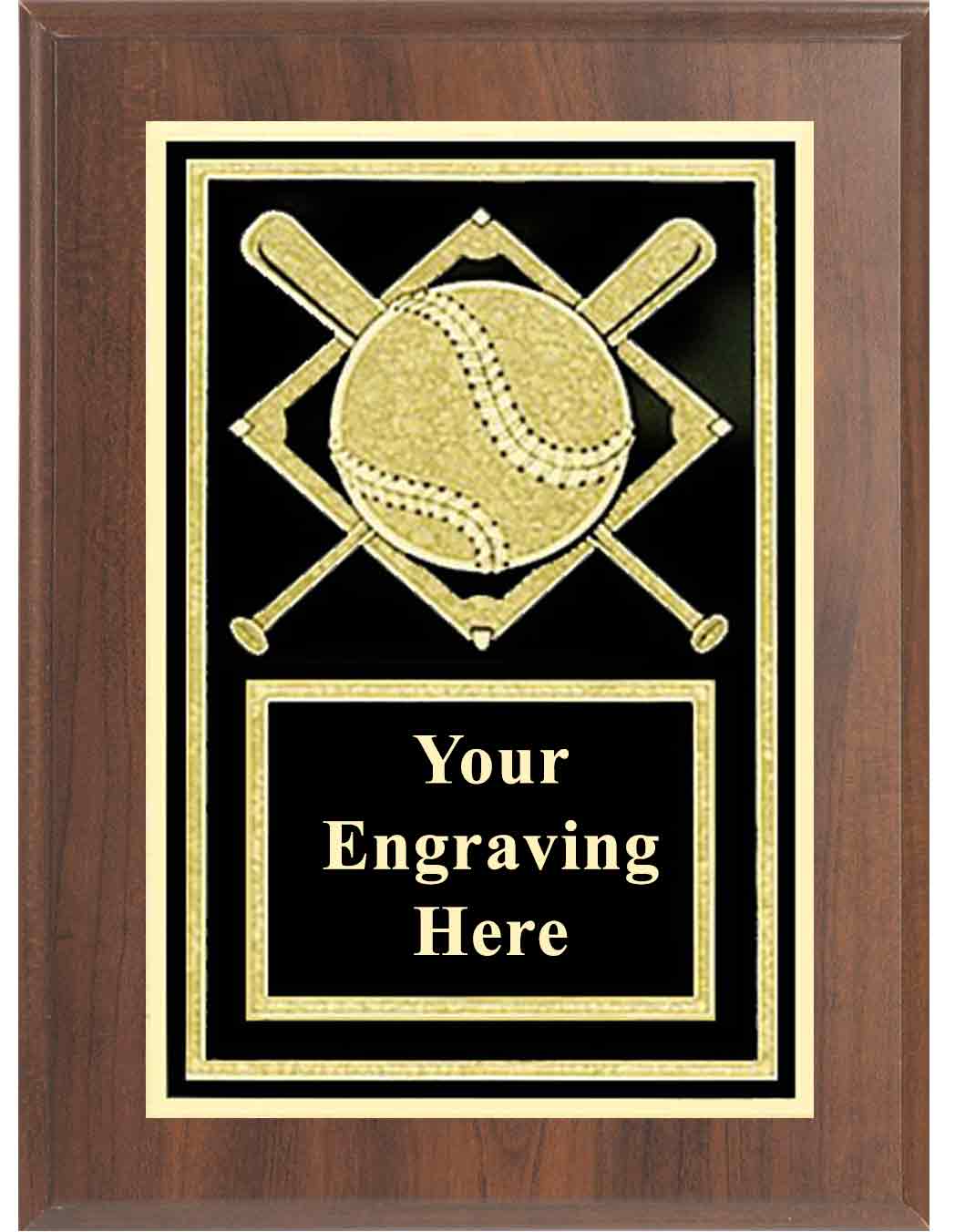 6x8 Cherry Baseball Activity Plaque