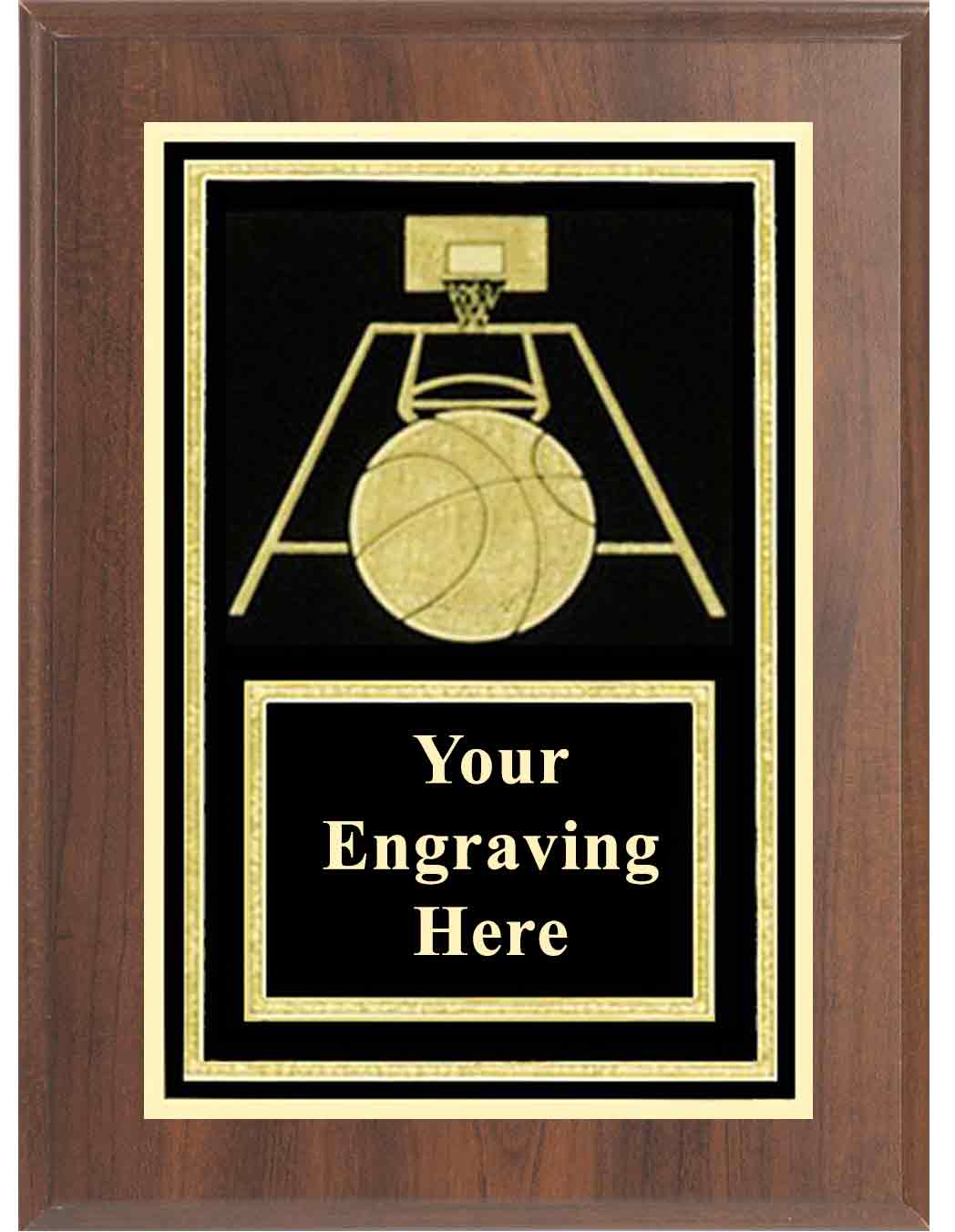 6x8 Cherry Basketball Activity Plaque