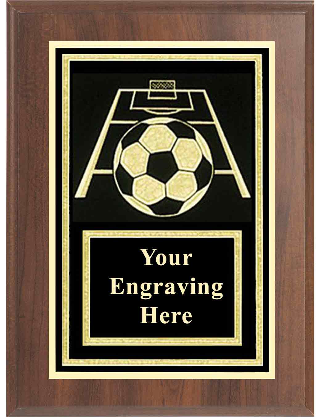 6x8 Cherry Soccer Activity Plaque