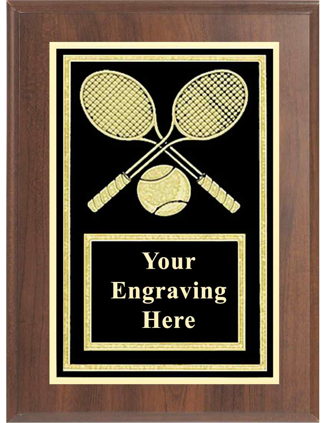 6x8 Cherry Tennis Activity Plaque