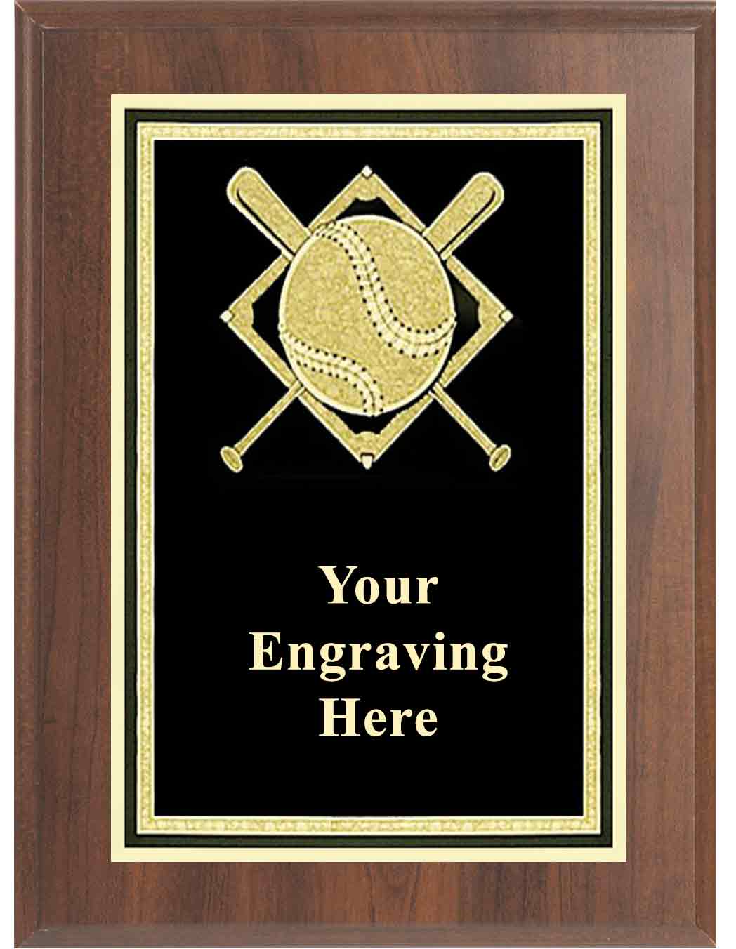 8x10 Cherry Baseball Activity Plaque