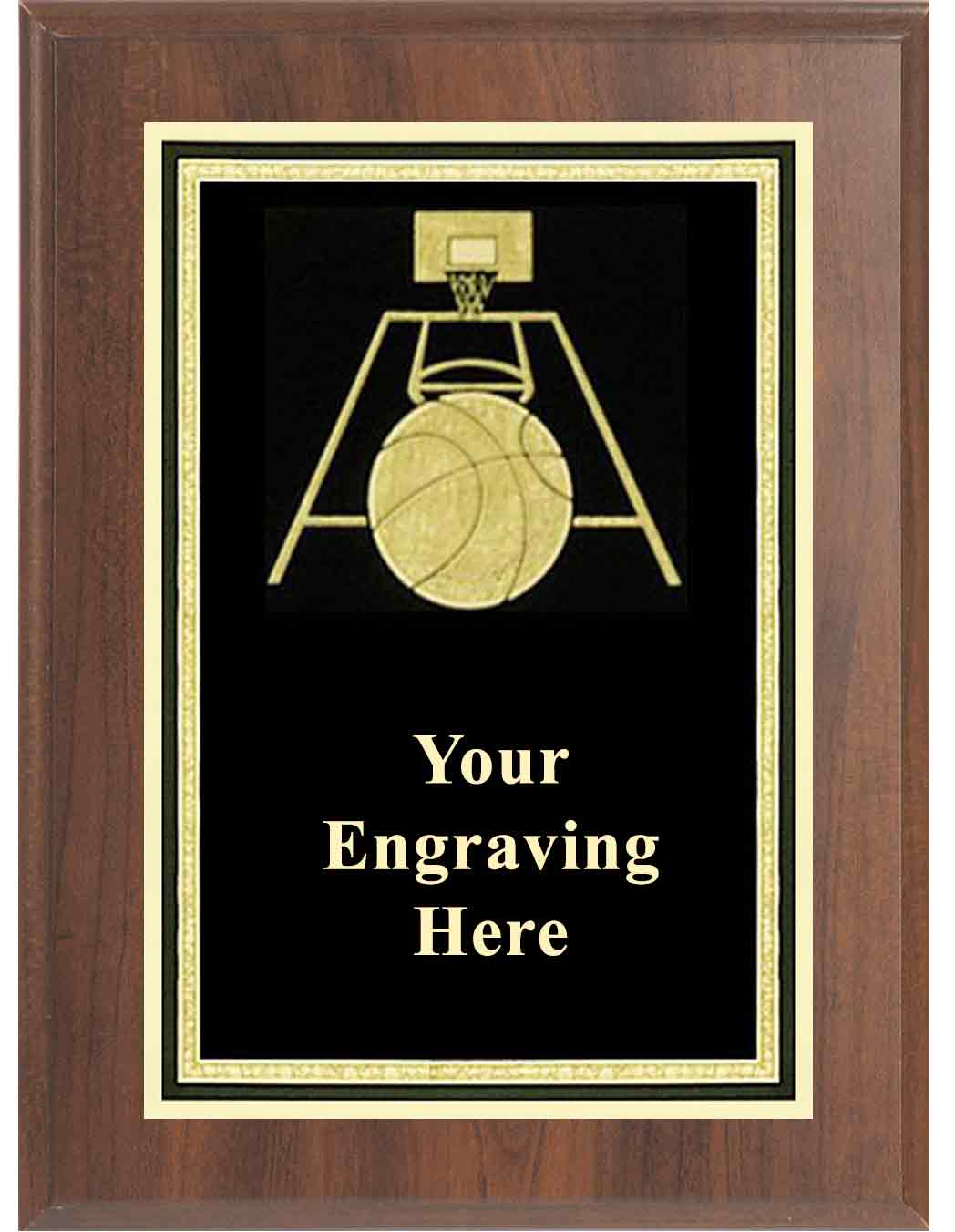 8x10 Cherry Basketball Activity Plaque