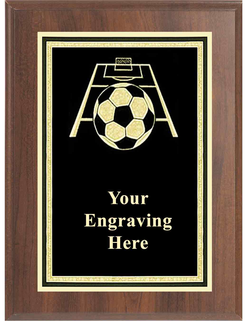 8x10 Cherry Soccer Activity Plaque