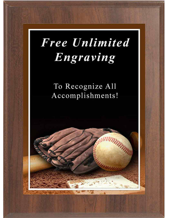 Sport Photo Baseball Plaque