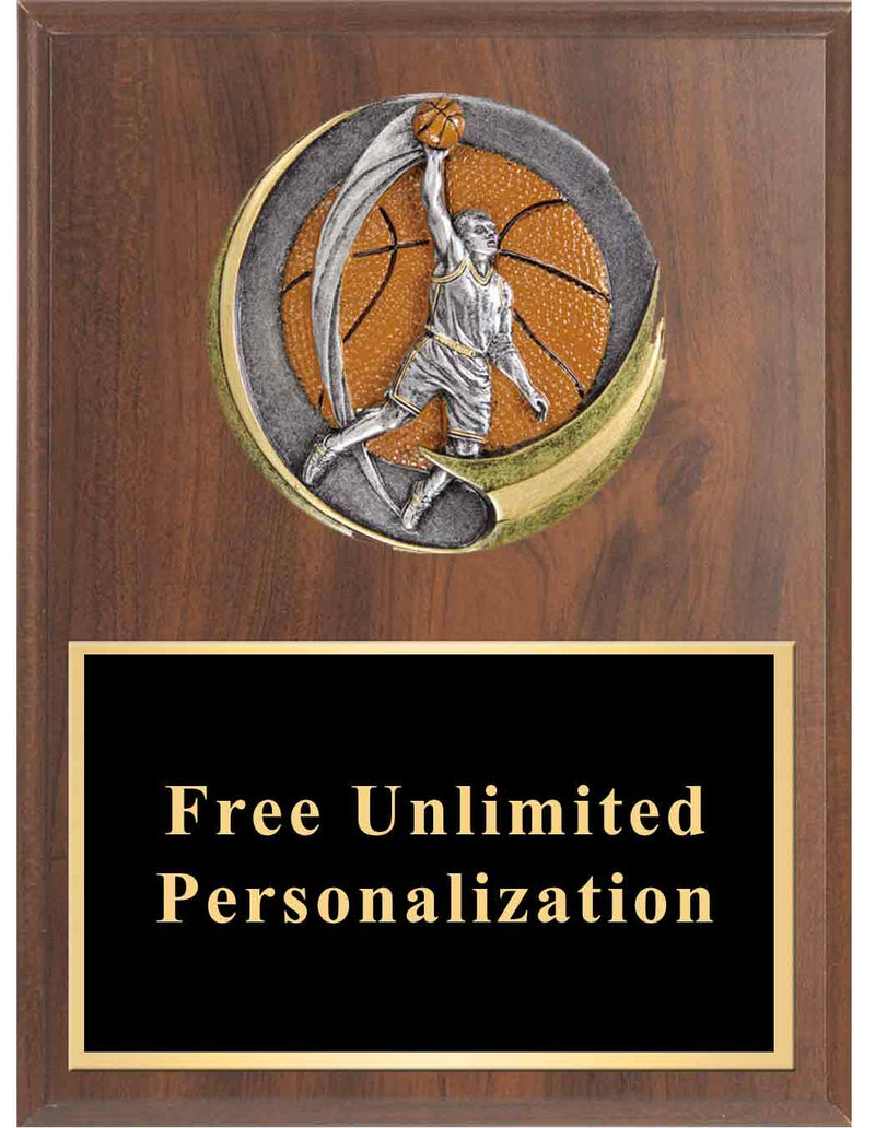 Cherry Motion Xtreme Basketball Plaque - Male