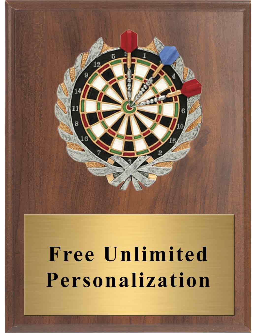 Cherry Darts Millennium Plaque