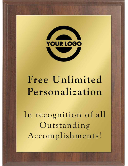 Traditional Economy Plaques With Gold Plate