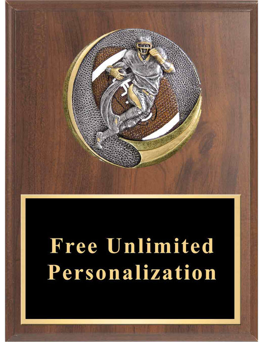 Motion Xtreme Football Plaque