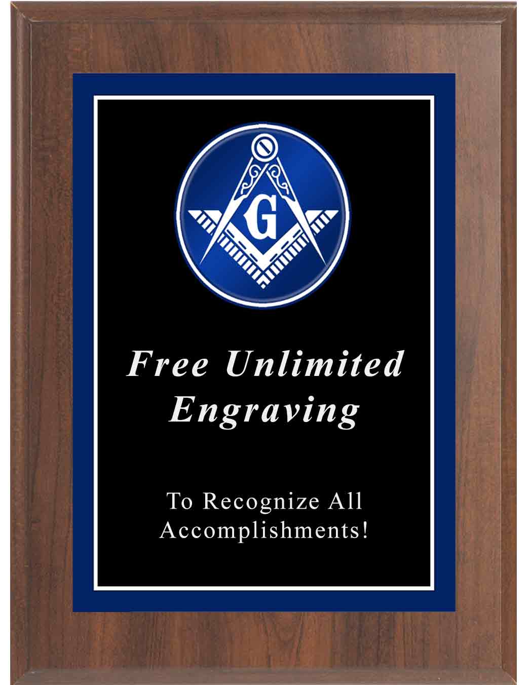 Cherry Sport Photo Masonic Plaque