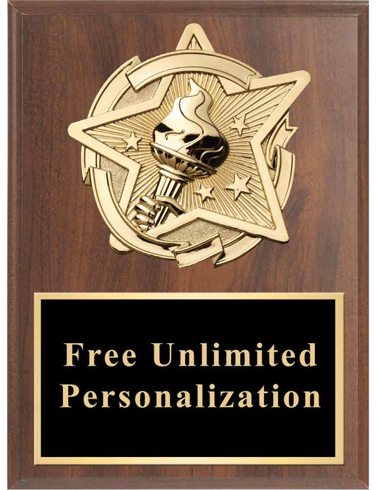 Gold Star Victory Standout Plaque