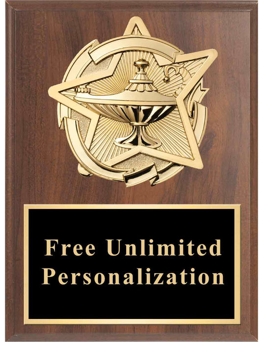 Gold Star Academic Standout Plaque
