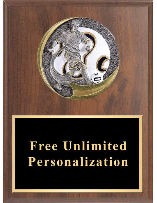 Motion Xtreme Soccer Plaque - Male