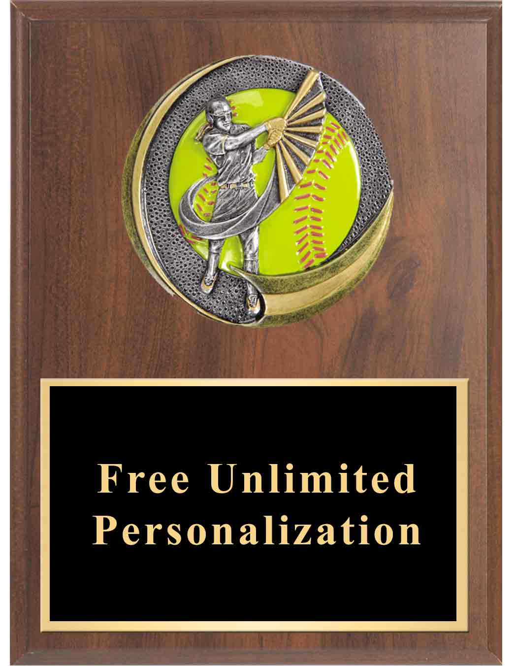 Cherry Motion Xtreme Softball Plaque