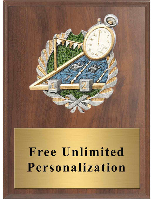 Swimming Millennium Plaque